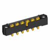 6 Pos. Male SIL Vertical Throughboard Conn. Jackscrews - M80-5000000M1-06-331-00-000 - Harwin Plc