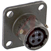 CONNECTOR,MILSPEC BOX MOUNTING RECEPTACLE,CLASS E,4 #20 SOLDER SOCKET CONTACT - 70010899 - Allied Electronics, Inc.