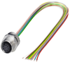 Sensor Cord, 8P, M12 Rcpt-Free End, 0.5M; Connector To Connector Phoenix Contact - 82Y7596 - Newark, An Avnet Company