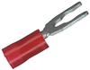 Terminal, Spade/fork, #8, Crimp, Red; Product Range Amp Te Connectivity - 90F4466 - Newark, An Avnet Company