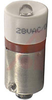 Lamp, LED;T-3 1/4;Red;350mcd;Bayonet;28VAC/VDC;630nm;25mm;60degC;100000hr. - 70011861 - Allied Electronics, Inc.