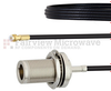 Snap-On MMBX Plug to N Female Bulkhead Cable RG174 Coax in 18 Inch - FMCA1440-18 - Fairview Microwave Inc.