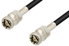 QD SMA Male to QD SMA Male Cable 72 Inch Length Using RG58 Coax - PE36690-72 - Pasternack