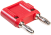 Double Banana Plug, 15A, Screw, Red; Gender Pomona - 06M7345 - Newark, An Avnet Company
