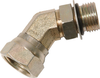 #8 ORBM x 1/2" NPTF Swivel 45° Elbow -- 8192064 - Image