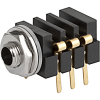 Socket, PCB terminals, screened, 3.5 mm, 3-pole, straight, UK-Connector - 4802.2320 - SCHURTER Inc