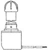 TL Series Toggle Switch, 3 pole, 2 position, Leadwire terminal, Locking Lever -- 3TL32-2-3D - Image