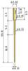 Small Size Socket Pin - NZ8330-L280-GG - JC Cherry, Inc.