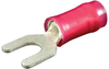 Terminal, Spade/fork, #6, Crimp, Red; Product Range Amp Te Connectivity - 66H7000 - Newark, An Avnet Company