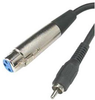 25' 3P XLR Jack to RCA Plug Cable - 203245 - Computer Network Accessories, Inc.