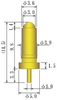 Single Ended Probe Pin - 8YNM5098-G - JC Cherry, Inc.