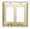 Decorator Openings, Two Gang, Polished Brass - SB262PB - Legrand
