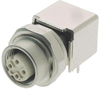 Sensor Connector, M12, Rcpt, 4Pos, Panel; Product Range Harting - 62M2285 - Newark, An Avnet Company