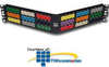 Panduit® 72 Port Angled High Density Flush Mount.. - CPPA72FMWBL - TelephoneStuff.com
