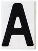 ToughStripe Die-Cut Black Letter A - 121691 - Brady Corporation