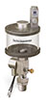 Levelux Clear View Single Feed Electro Lubricator, 9 oz Acrylic Reservoir, 1/2” Male NPT, 120V/60Hz - B5175-009AB12064W - Oil-Rite Corp.