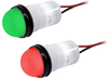 .688 Dia (17.5Mm) Red/green Led Panel Mount Indicator With Semi Dome Flex Voltage Wire Leads Rohs Compliant Vcc (Visual Communications Company) - 02AH9199 - Newark, An Avnet Company