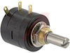 Pot;Wirewound;Rest 5 Kilohms;Panel;10 Turns;Pwr-Rtg 2W;Shaft Dia 0.25in - 70089271 - Allied Electronics, Inc.