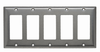 Decorator Openings, Five Gang, 302 Stainless Steel -- SS265 - Image
