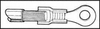 Terminal, Ring Tongue, #10, Crimp, Red; Stud Size - Metric Hoffman Products - 84F318 - Newark, An Avnet Company