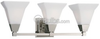 Three-Light Wall Bracket Light Fixture - P3137-09 - bulbs.com