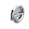 Flush Cam Latch, Medium Size, Turn Counterclockwise to Latch / Lock, Two - Point Latching, Bail Handle Style, Chrome Plated, Bright - 01-23-61 - Southco