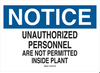Admittance Sign - 70567 - Brady Corporation