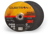 3M Cubitron II Type-Q Ceramic Aluminum Oxide Depressed Center Grinding Wheel - 9 in Dia 7/8 in Center Hole - Thickness 1/4 in - 6,650 Max RPM - 64316 - 076308-64316 - R. S. Hughes Company, Inc.