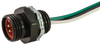 Mini-Link Receptacle, Hi-Temp silicone, Female, 2 pole, 1' - 102Q0010MHT - Remke Industries