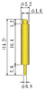 Single Ended Probe Pin - 8YJ20104 - JC Cherry, Inc.