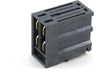 High Flow Power Backplane 2x2 Male +16 Signal Right Angle Press Fit Connector - 80319RH16-A - Rego Electronics Inc.