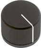 Round Knurled Knob W/ Line Ind, 3.175Mm; Shaft Type Ehc (Electronic Hardware) - 91F2243 - Newark, An Avnet Company