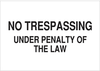 Admittance Sign - 40795 - Brady Corporation