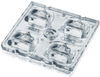 Lens, 4 Led Optic, Pmma, Transparent; Lens Type Ledil -- 08X5669