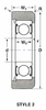 Mast Guide Ball Bearings -- MG-208-FFH - Image
