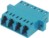 Fiber Optic Coupler, Lc/lc Quad, Ceramic Sleeve; Convert From Fiber Optic Connector L-Com - 88M4123 - Newark, An Avnet Company