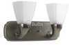 Two-Light Wall Bracket Light Fixture - P2847-03 - bulbs.com