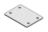 BPM Metal / Stainless Steel Blank Plates- For Screw Assembly / IP66 - 42012 - icotek Corp