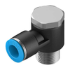 Pneumatics, Hydraulics - Fittings, Couplings, and Distributors - QSLV-3/8-10 - Quarktwin Technology Ltd.