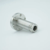 Type-N Coaxial Feedthrough, 1 Pin, Grounded Shield, 1.33″ Conflat Flange - A1706-1-CF - MPF Products, INC.