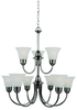 31852BLE-965 Mid. Chandeliers-Glass Up - 605245 - Capital Lighting, Inc.