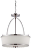 7-4386-3-SN Pendants-Drum Shade - 372286 - Capital Lighting, Inc.