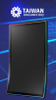 Advantech CRV-430JP provides a 43 inch UHD J type curved LCD with a curvature of 1500R. It supports 10 multi-touch controls and HDMI/DP/VGA outputs. - CRV-430JP-45UHA1 - Advantech