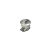 Novibra Push-to-Close Latch, Type 1 , Plastic, White Body, Diamond Brass Cup, Chrome Handle - MP-01-103-741 - Southco