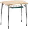 Zuma Bowfront School Desk - ZADJ2031BRTM - Jess Crate Furniture