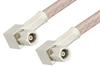 SMC Plug Right Angle to SMC Plug Right Angle Cable 24 Inch Length Using RG316 Coax - PE3919-24 - Pasternack