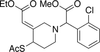 (3E)-4-(Acetylthio)-α-(2-chlorophenyl)-3-(2-ethoxy-2-.. -- 19312 - Image
