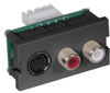 Datacommunication Face Plate with Jack - IMSR1101BK - Hubbell Incorporated