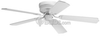 52" Hugger Fan, White with White Blades - P2525-30 - bulbs.com