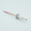 Power Feedthrough, 12000 Volts, 1 Tube, 0.25″ Copper Conductor, 1.18″ QF / KF Flange - A0117-2-QF - MPF Products, INC.